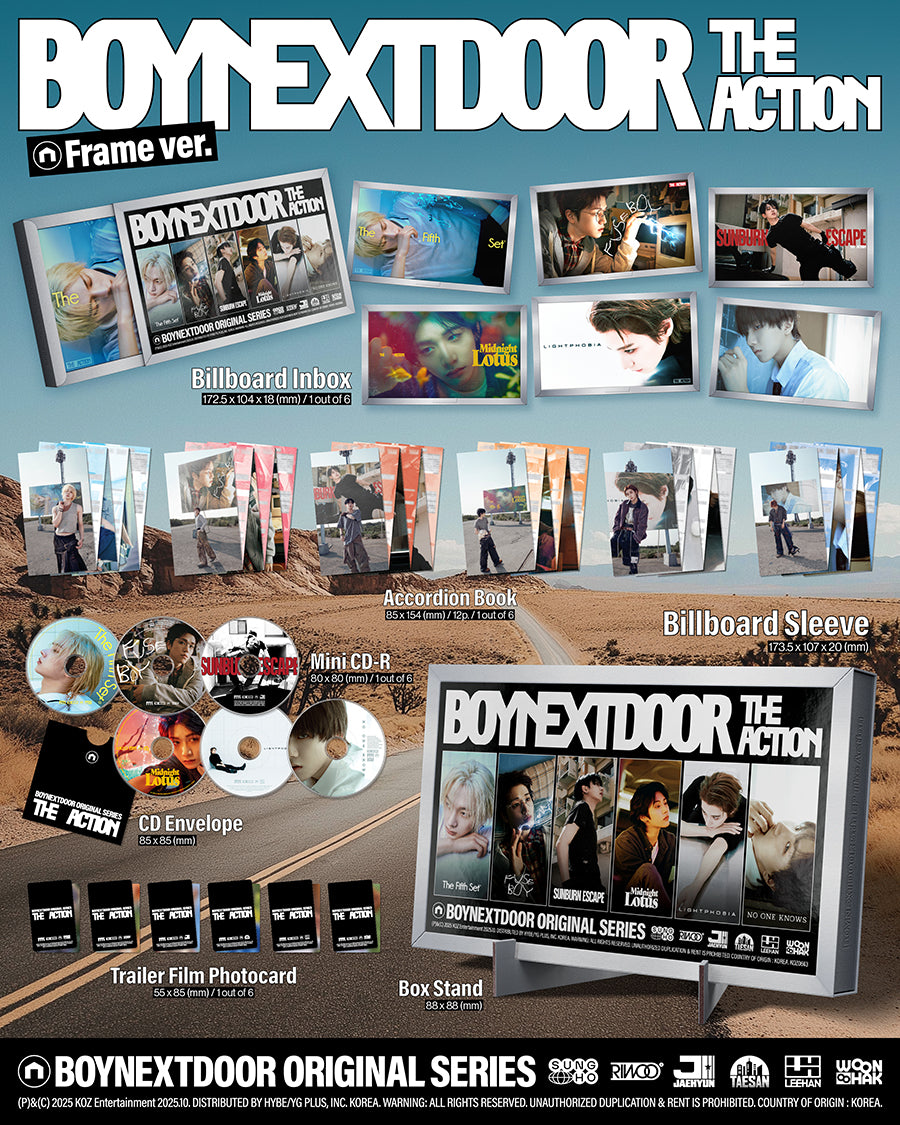 BOYNEXTDOOR - The Action [Frame Ver.]