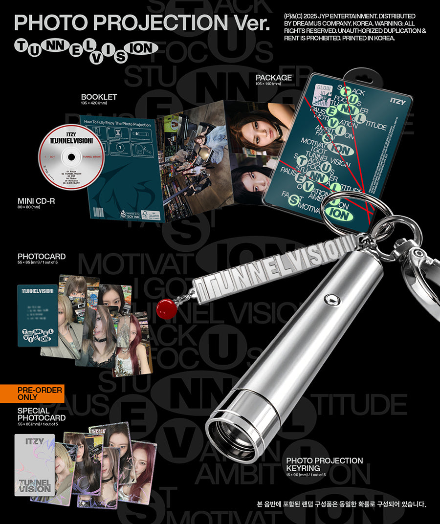ITZY - TUNNEL VISION (11th Mini Album) [Photo Projection Ver.]
