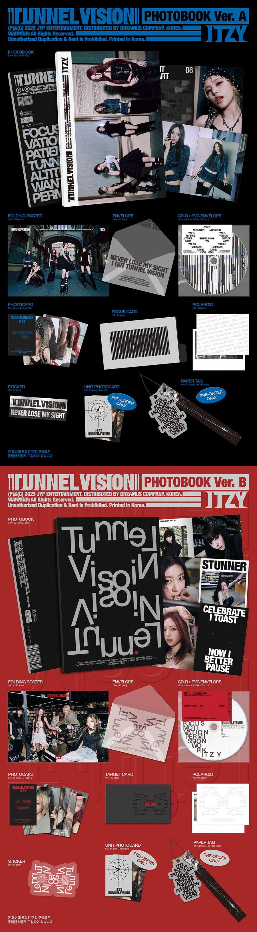 [DAMAGED] ITZY - TUNNEL VISION (11th Mini Album) [Photobook Ver.]
