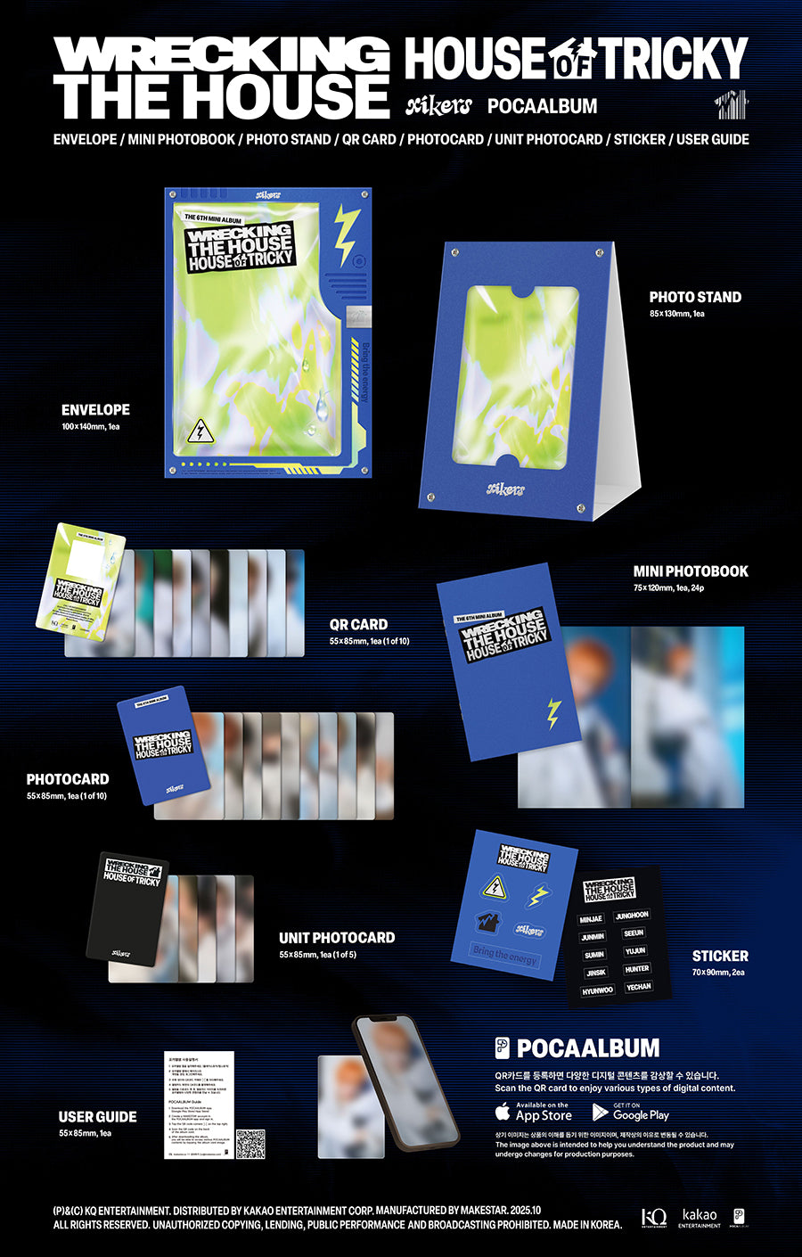 XIKERS - HOUSE OF TRICKY : WRECKING THE HOUSE (6th Mini Album) [Poca Album Ver.]