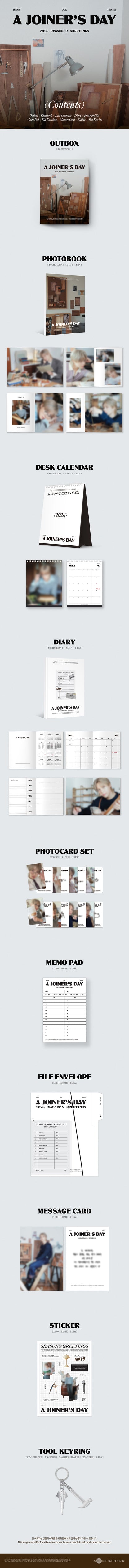 *PRE-ORDER* SHINEE TAEMIN - 'A Joiner's Day' 2026 Season's Greeting