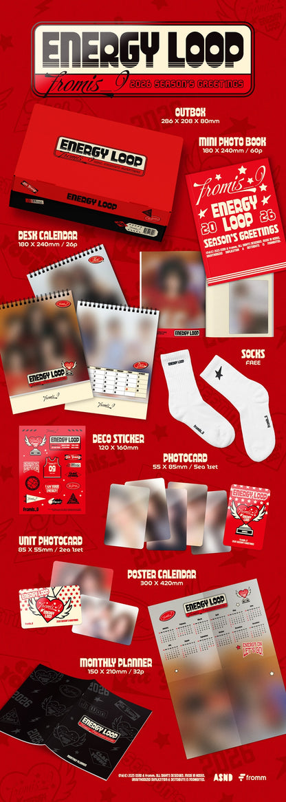 *PRE-ORDER* fromis_9 - 'Energy Loop' 2025 Season's Greetings