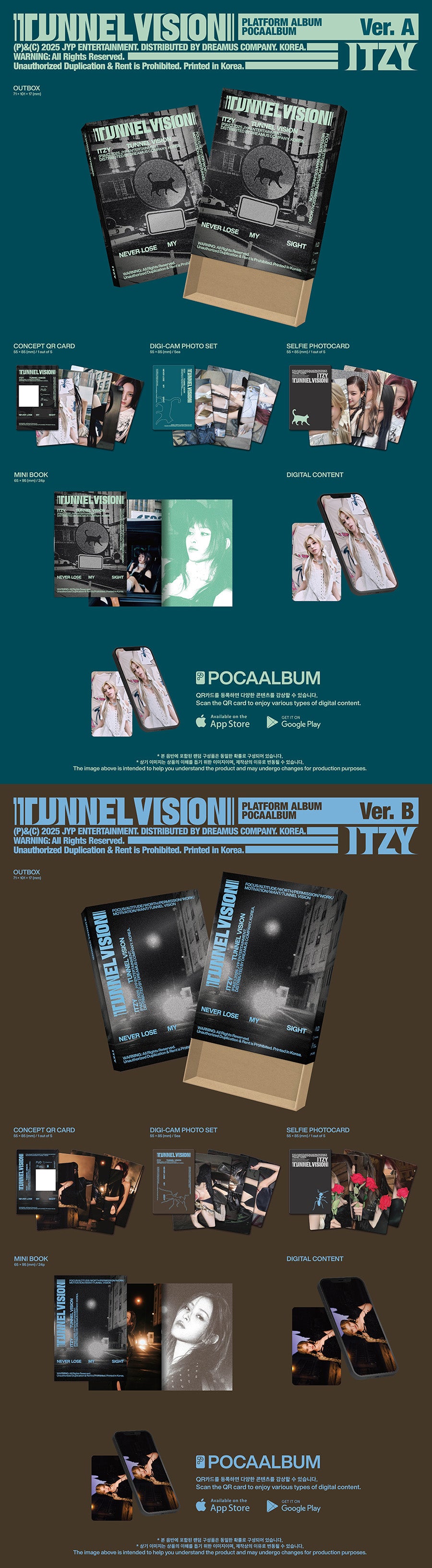 ITZY - TUNNEL VISION (11th Mini Album) [Poca Album Ver.]