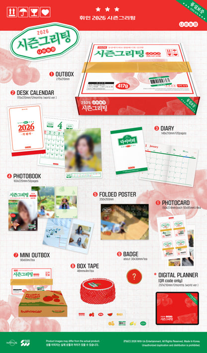 *PRE-ORDER* MAMAMOO WHEEIN - '나비농장' 2026 Season's Greetings