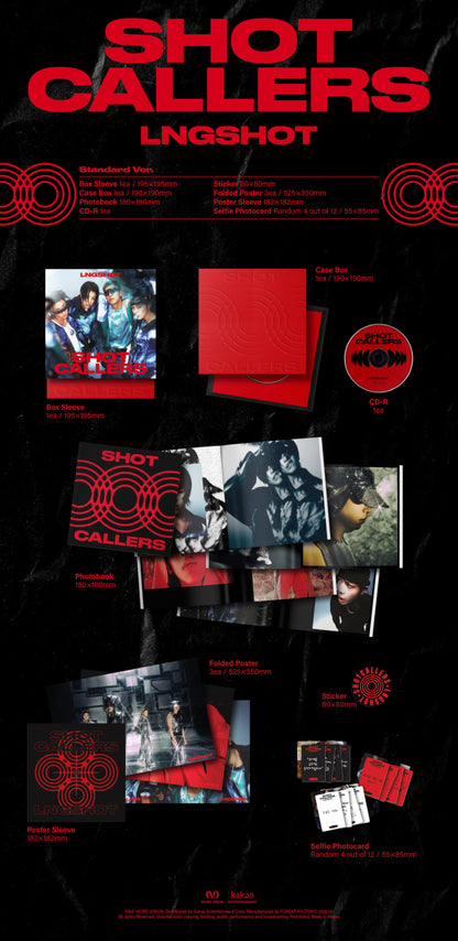 LNGSHOT - SHOT CALLERS (1st Mini Album)