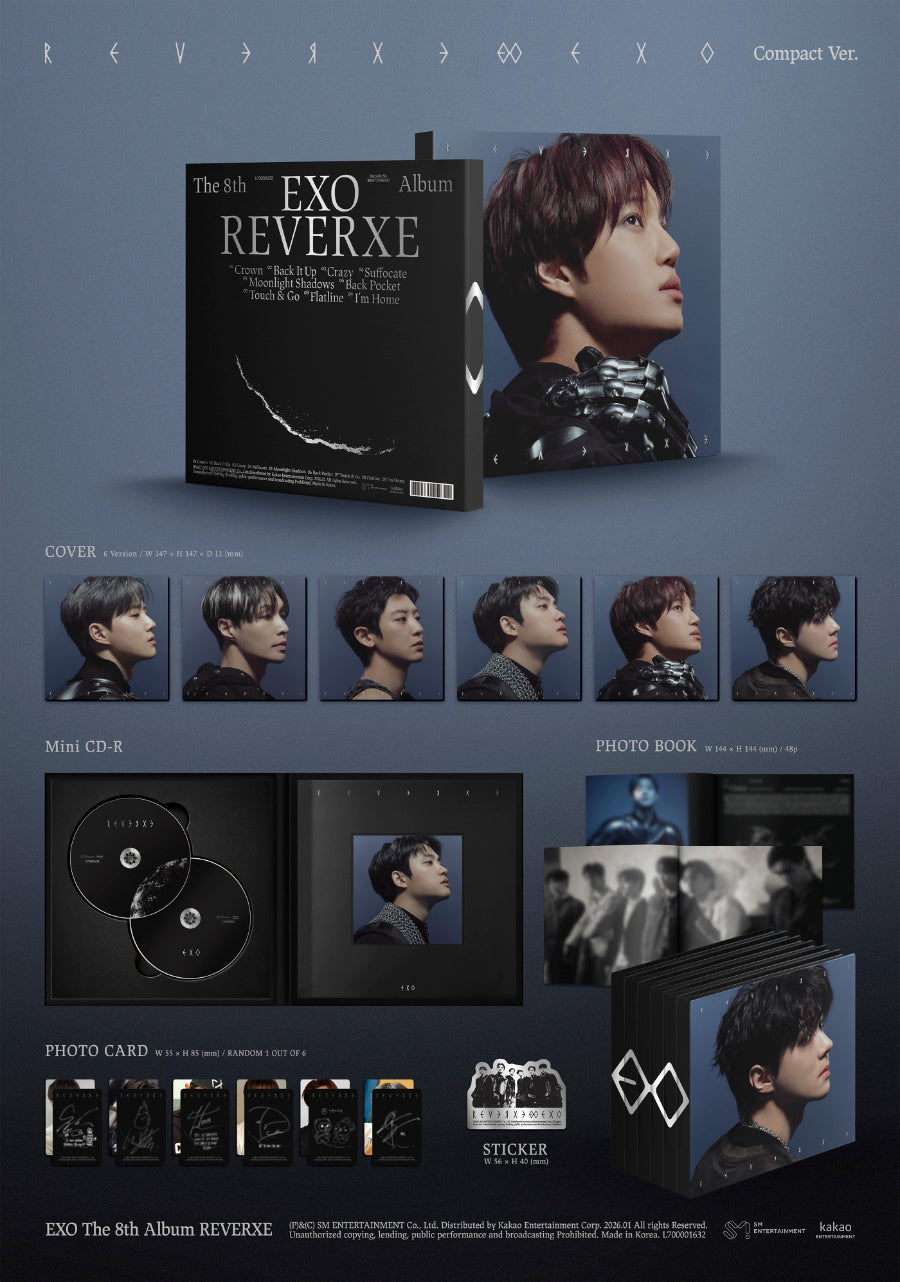 EXO - REVERXE (9th Studio Album) [Compact Ver.]