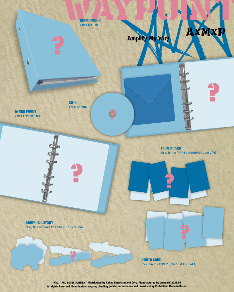 AxMxP - Amplify My Way (2nd Mini Album) [Waypoint Ver.]