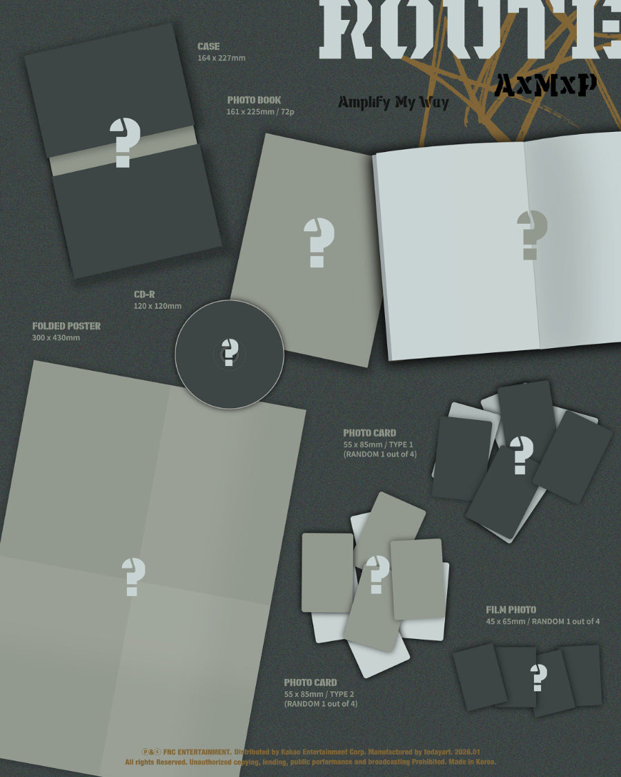 AxMxP - Amplify My Way (2nd Mini Album) [Route Ver.]