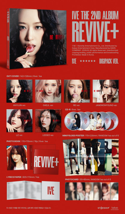 IVE - REVIVE+ (2nd Studio Album) [Digipack Ver.]