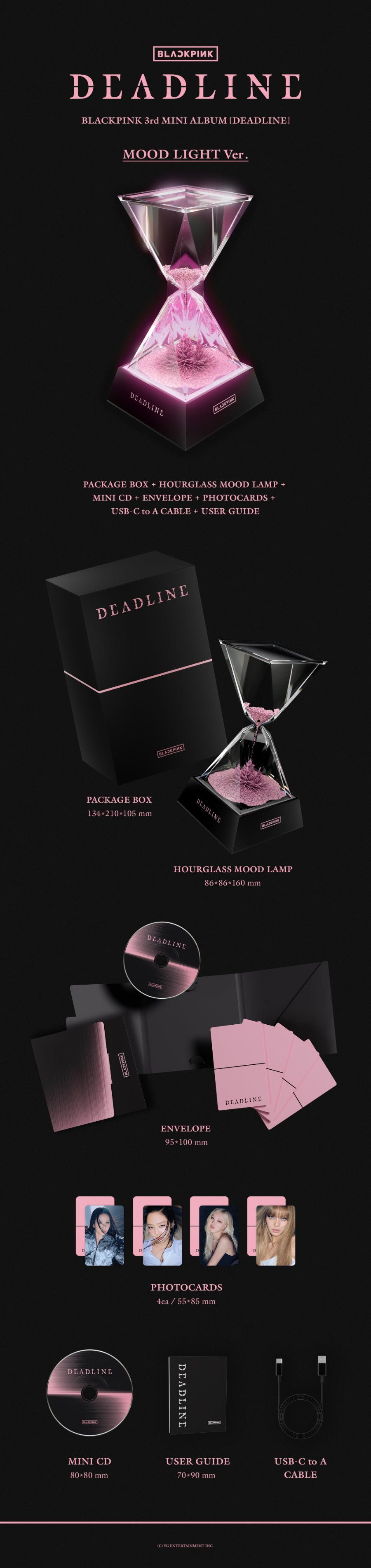 BBANGYA | BLACKPINK - DEADLINE (3rd Mini Album) [Mood Light Ver.]