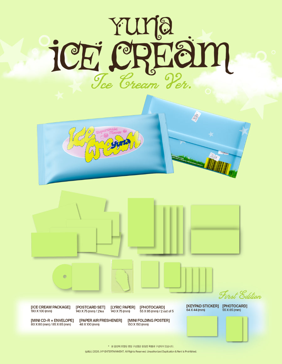 ITZY YUNA - Ice Cream (1st Mini Album) [Ice Cream Ver.]