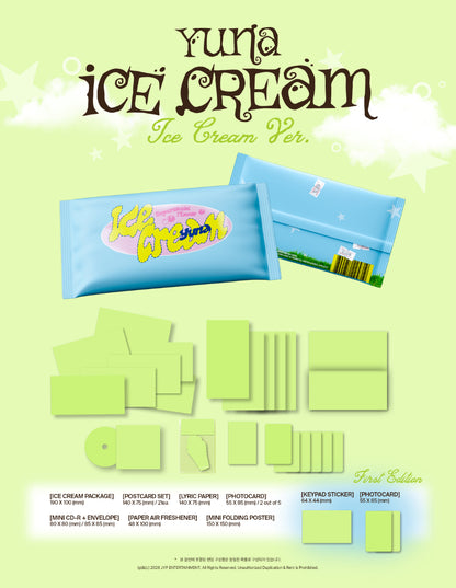 ITZY YUNA - Ice Cream (1st Mini Album) [Ice Cream Ver.]