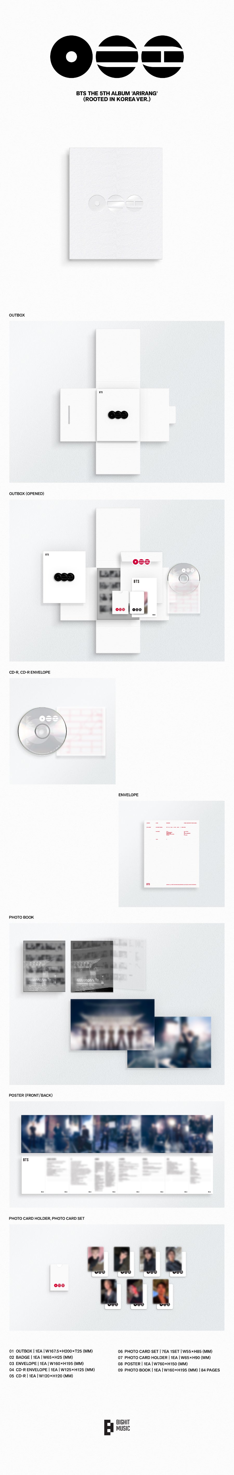 BTS - ARIRANG (5th Studio Album) [Standard Ver.]