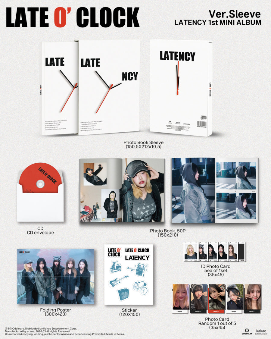 [SIGNED] LATENCY - Late O'Clock [Sleeve Ver.]