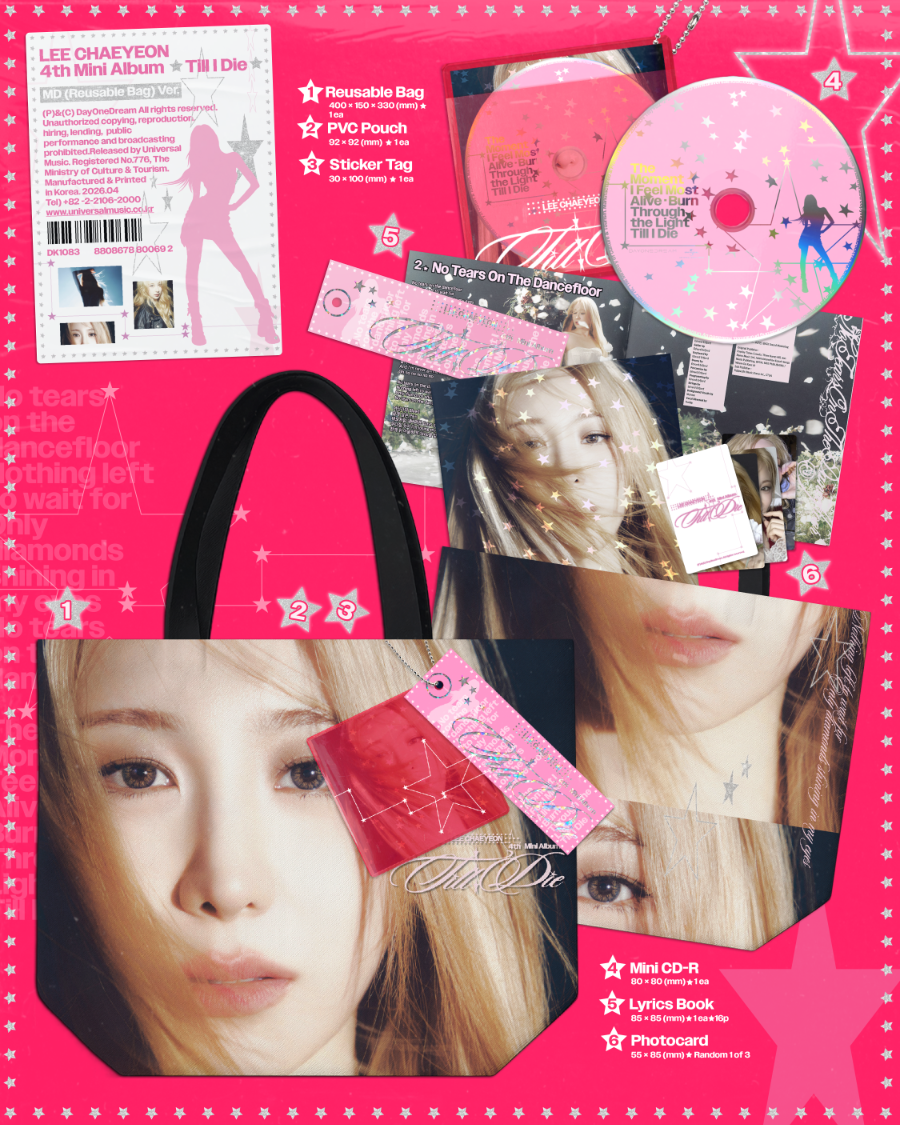 LEE CHAEYEON - Till I Die [Reusable Bag Ver.]
