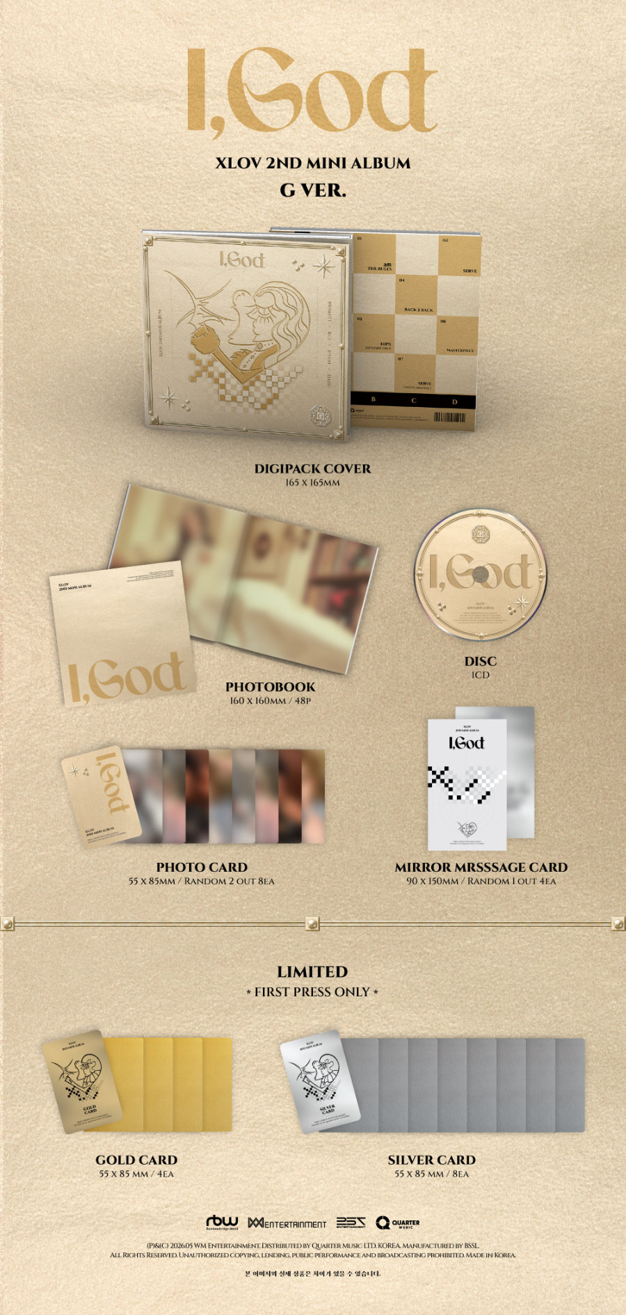 XLOV - I, God (2nd Mini Album)