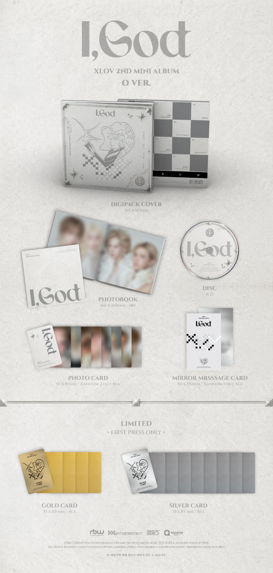 XLOV - I, God (2nd Mini Album)