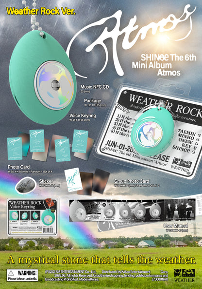 *PRE-ORDER* SHINEE - Atmos (6th Mini Album) [Weather Rock Ver.]