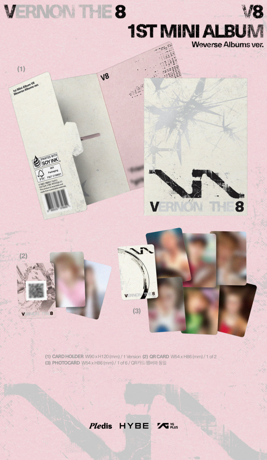*PRE-ORDER* SEVENTEEN V8 - V8 (1st Mini Album) [Weverse Albums Ver.]