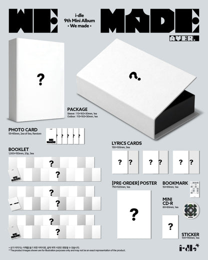 *PRE-ORDER* I-DLE - We made (9th Mini Album) [A Ver.]