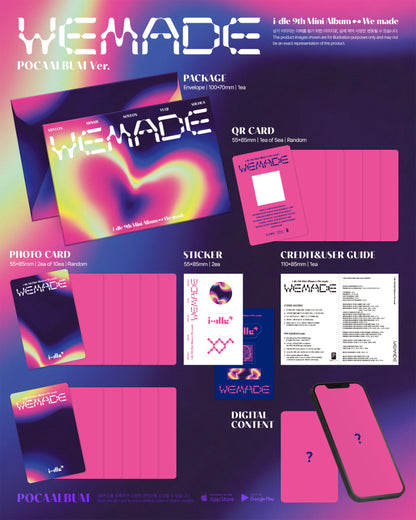 *PRE-ORDER* I-DLE - We made (9th Mini Album) [Poca Album Ver.]