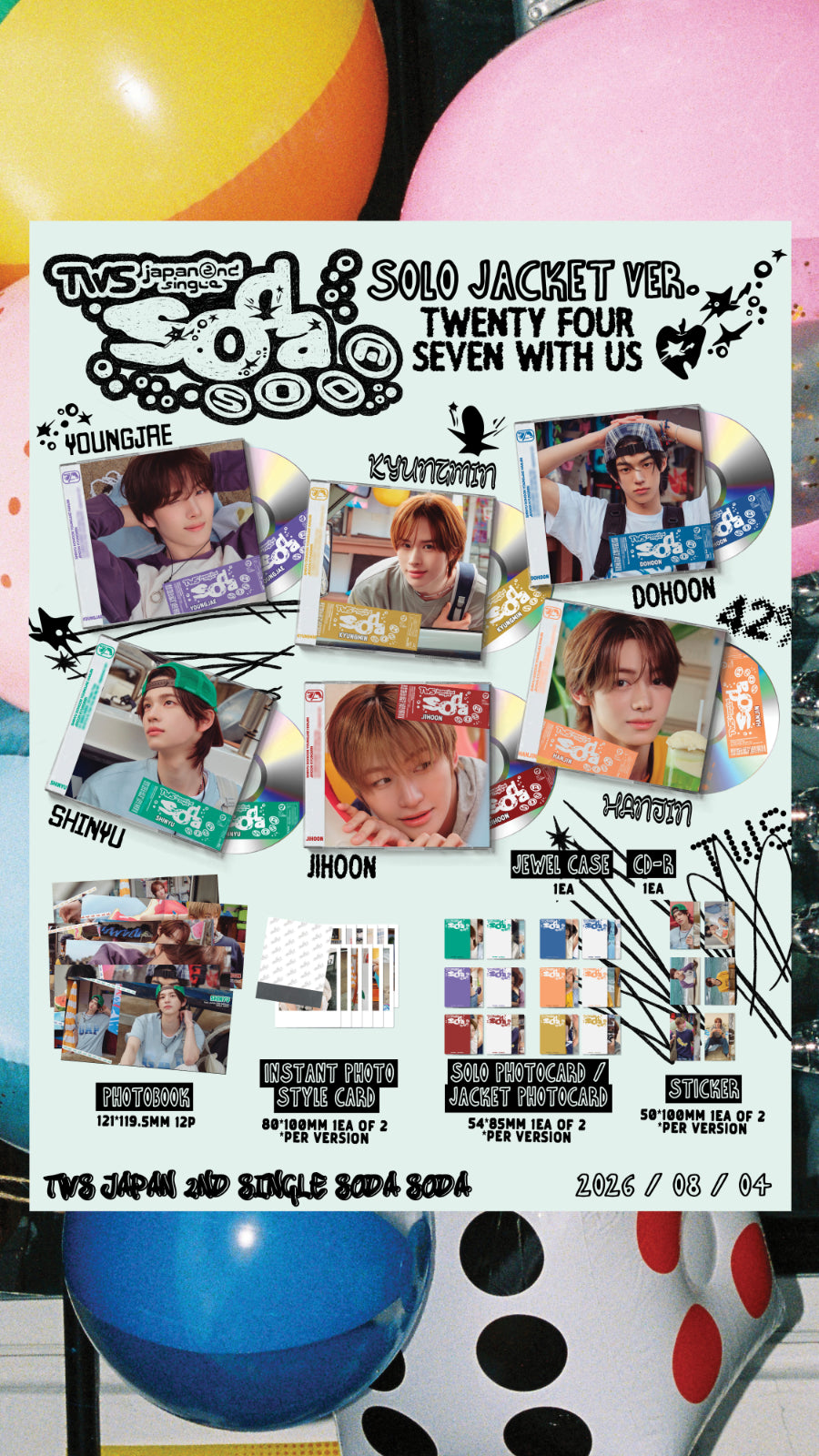 *PRE-ORDER* TWS - Soda Soda [Member Solo Ver.]