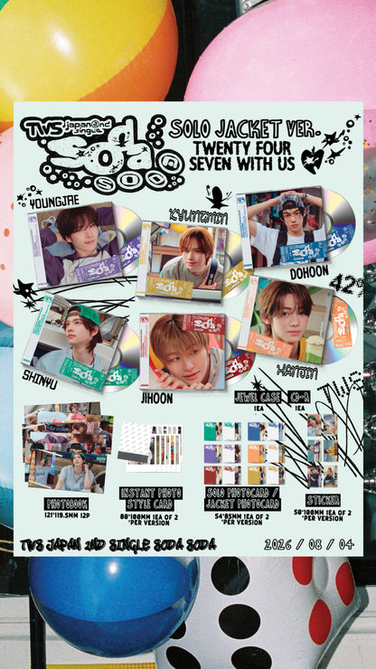 *PRE-ORDER* TWS - Soda Soda [Member Solo Ver.]