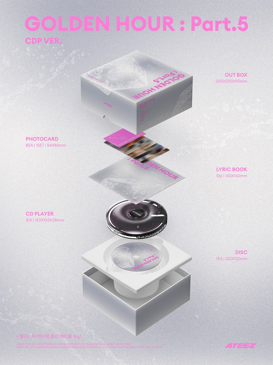 ATEEZ - GOLDEN HOUR : Part.5 [CDP Ver.]