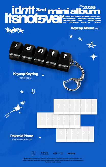 IDNTT - itsnotover [Keycap Ver.]