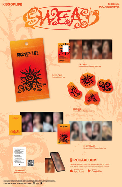 *PRE-ORDER* KISS OF LIFE - SWEAT (3rd Single Album) [Poca Album Ver.]