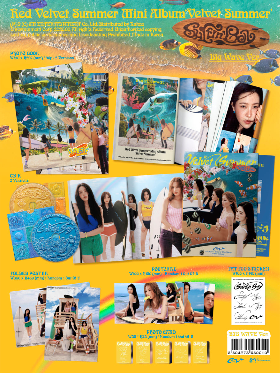 RED VELVET - Velvet Summer (Mini Album) [Big Wave Ver.]