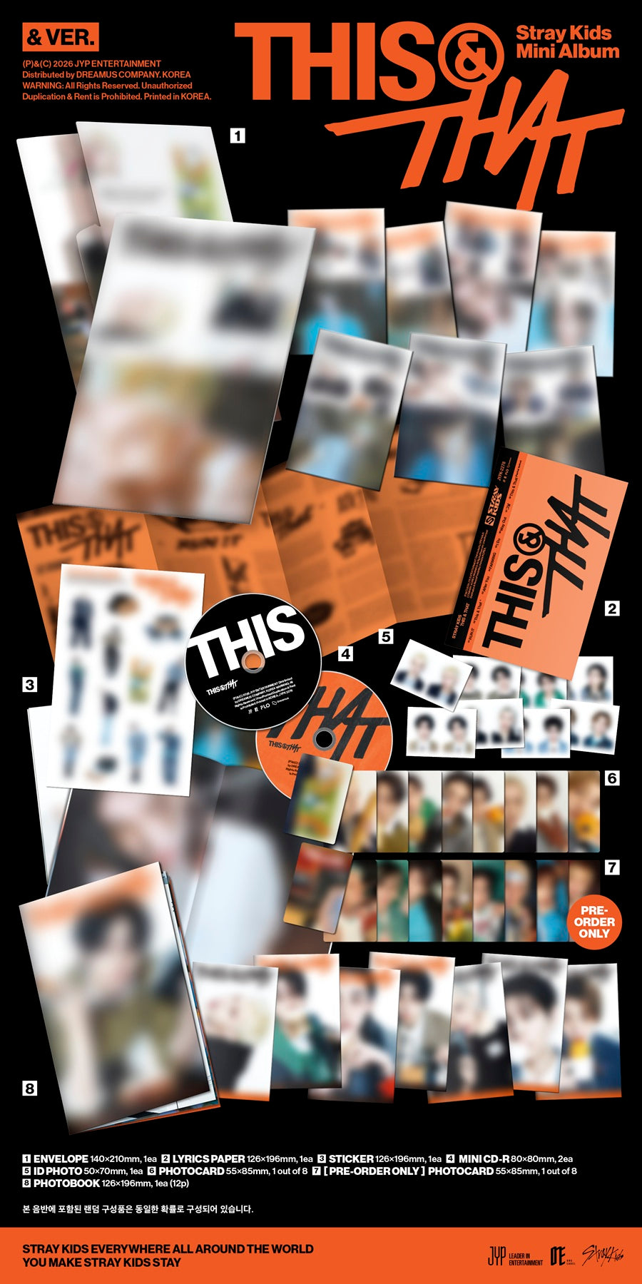 *PRE-ORDER* STRAY KIDS - THIS & THAT (& Ver.) + POB OPTION