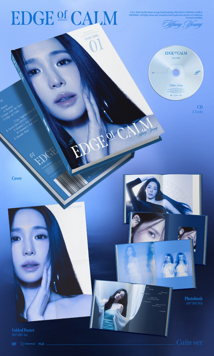 *PRE-ORDER* TIFFANY YOUNG - Edge of Calm (1st Studio Album) [Calm Ver.] + POB