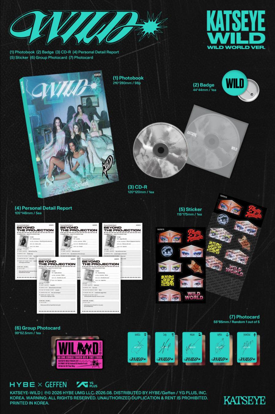 KATSEYE - Wild [Photobook Ver.]