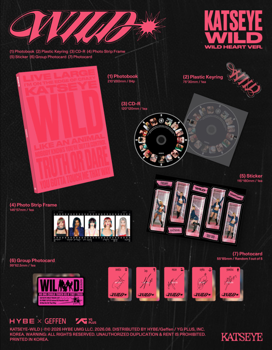 KATSEYE - Wild [Photobook Ver.]