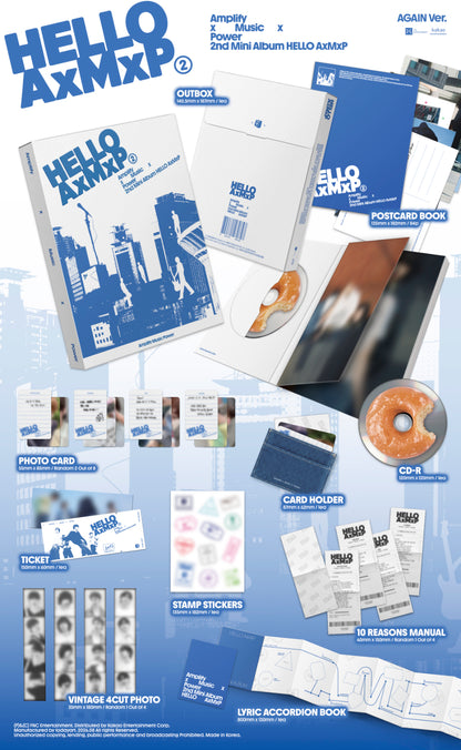 *PRE-ORDER* AxMxP - HELLO AxMxP (2nd Mini Album) [Again Ver.]