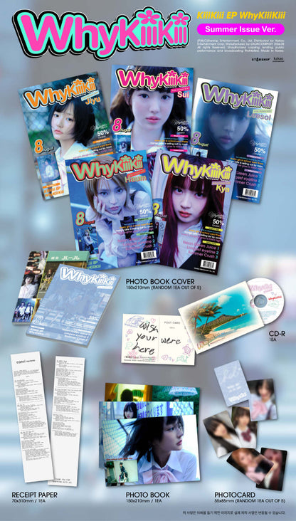 KIIIKIII - WhyKiiiKiii (3rd Mini Album) [Summer Issue Ver.]