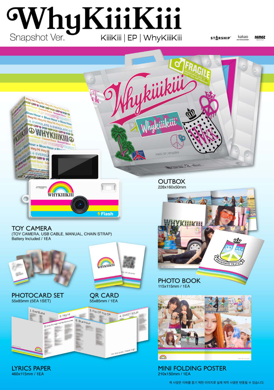 *PRE-ORDER* KIIIKIII - WhyKiiiKiii (3rd Mini Album) [Snapshot Ver.]