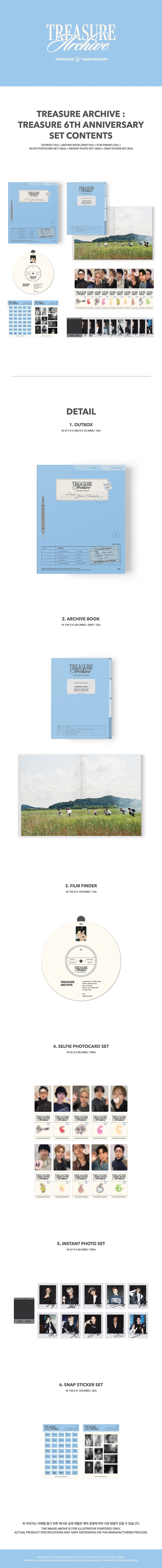 *PRE-ORDER* TREASURE - TREASURE ARCHIVE : TREASURE 6th ANNIVERSARY