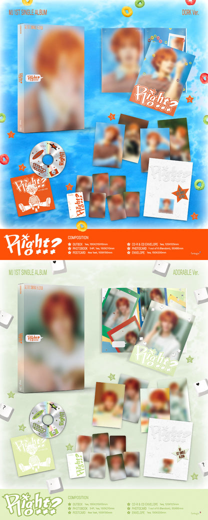 *PRE-ORDER* ASTRO MJ - Right..? (1st Single Album)