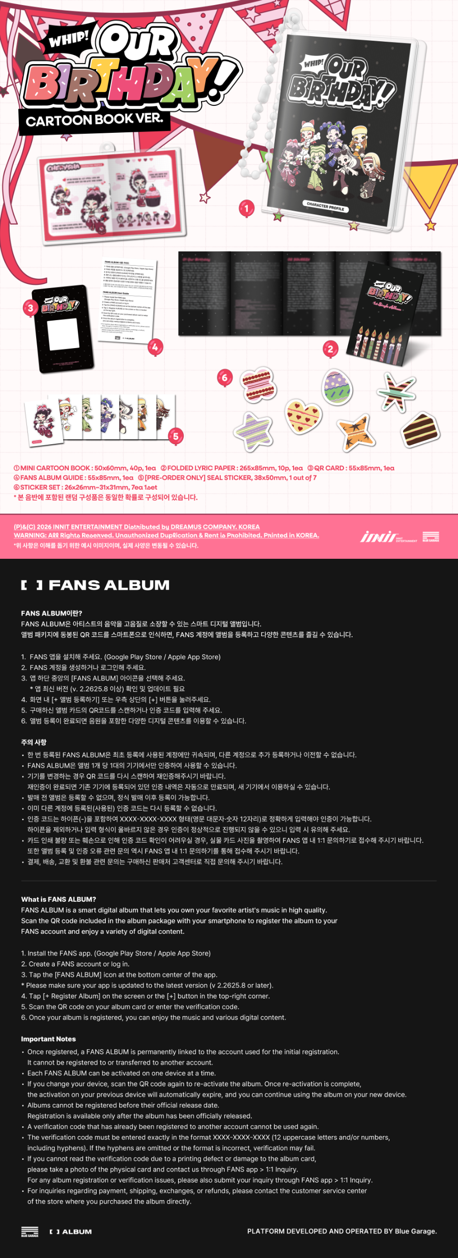 OURBIRTHDAY - Our Birthday (1st Single Album) [Cartoon Book Ver.]