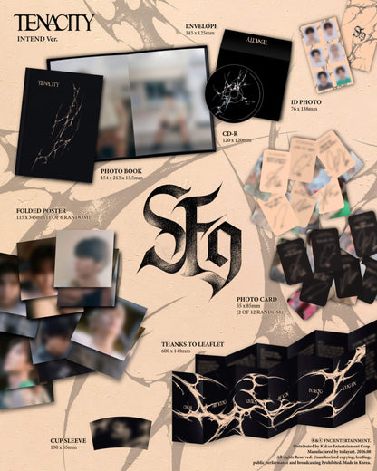 *PRE-ORDER* SF9 - TENACITY (2nd Studio Album) [Intend Ver.]