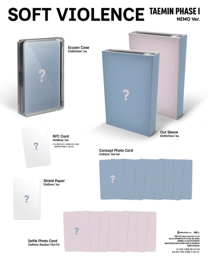 *PRE-ORDER* SHINEE TAEMIN - PHASE I : Soft Violence [Nemo Ver.]