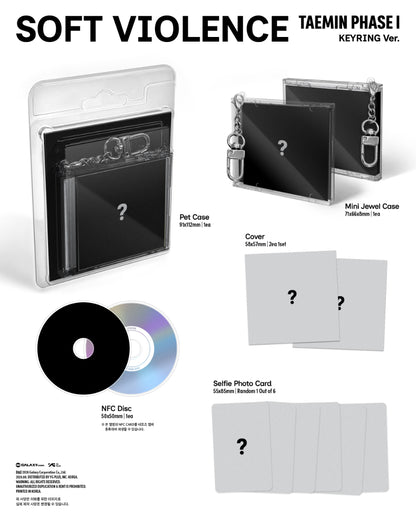 *PRE-ORDER* SHINEE TAEMIN - PHASE I : Soft Violence [Keyring Ver.]