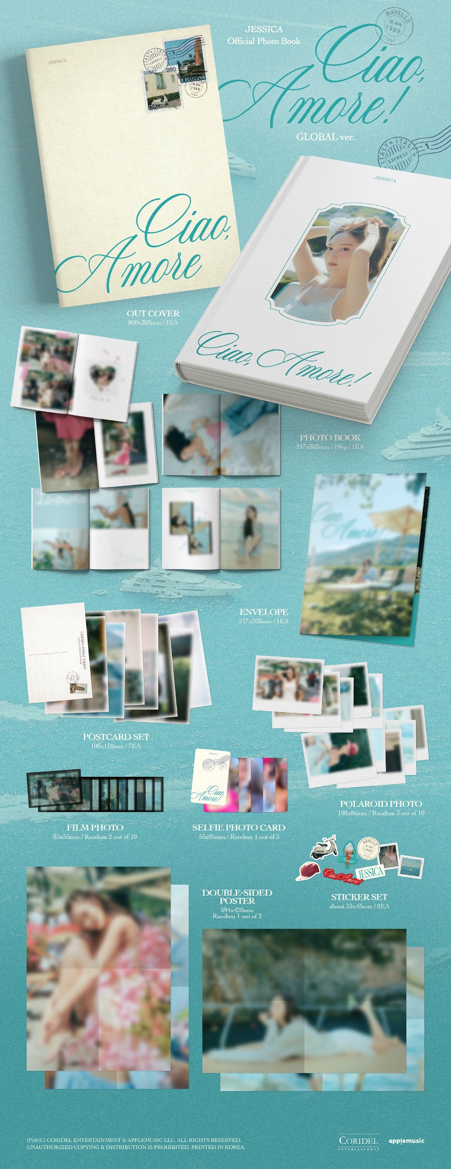 *PRE-ORDER* JESSICA - 2026 OFFICIAL PHOTO BOOK Ciao Amore! [GLOBAL Ver.]