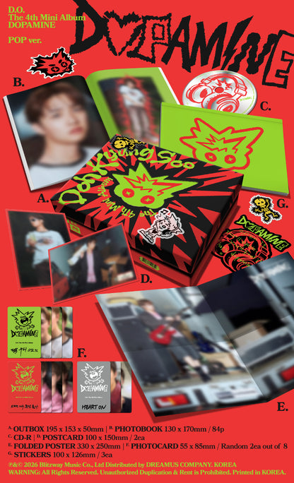 *PRE-ORDER* EXO D.O - DOPAMINE (4th Mini Album) [POP Ver.]
