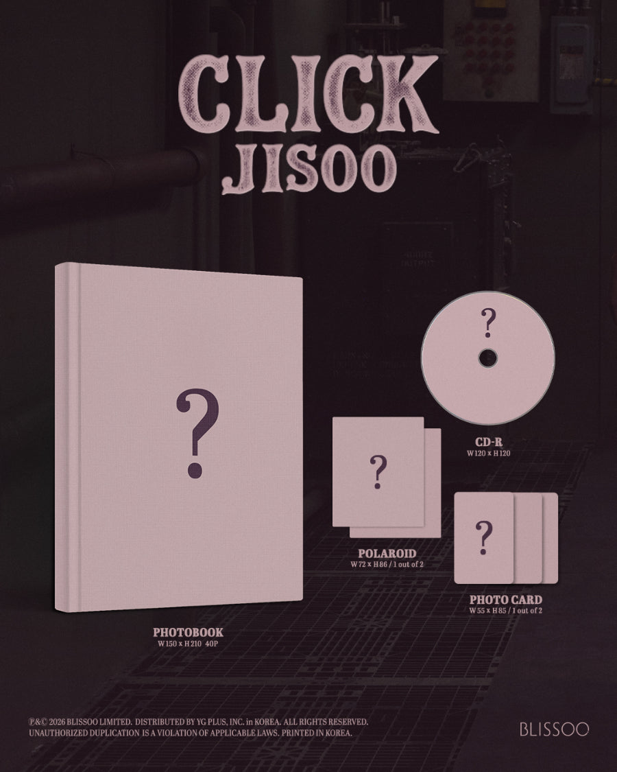 *PRE-ORDER* BLACKPINK JISOO - CLICK (2nd Single Album) [Photobook Ver.]