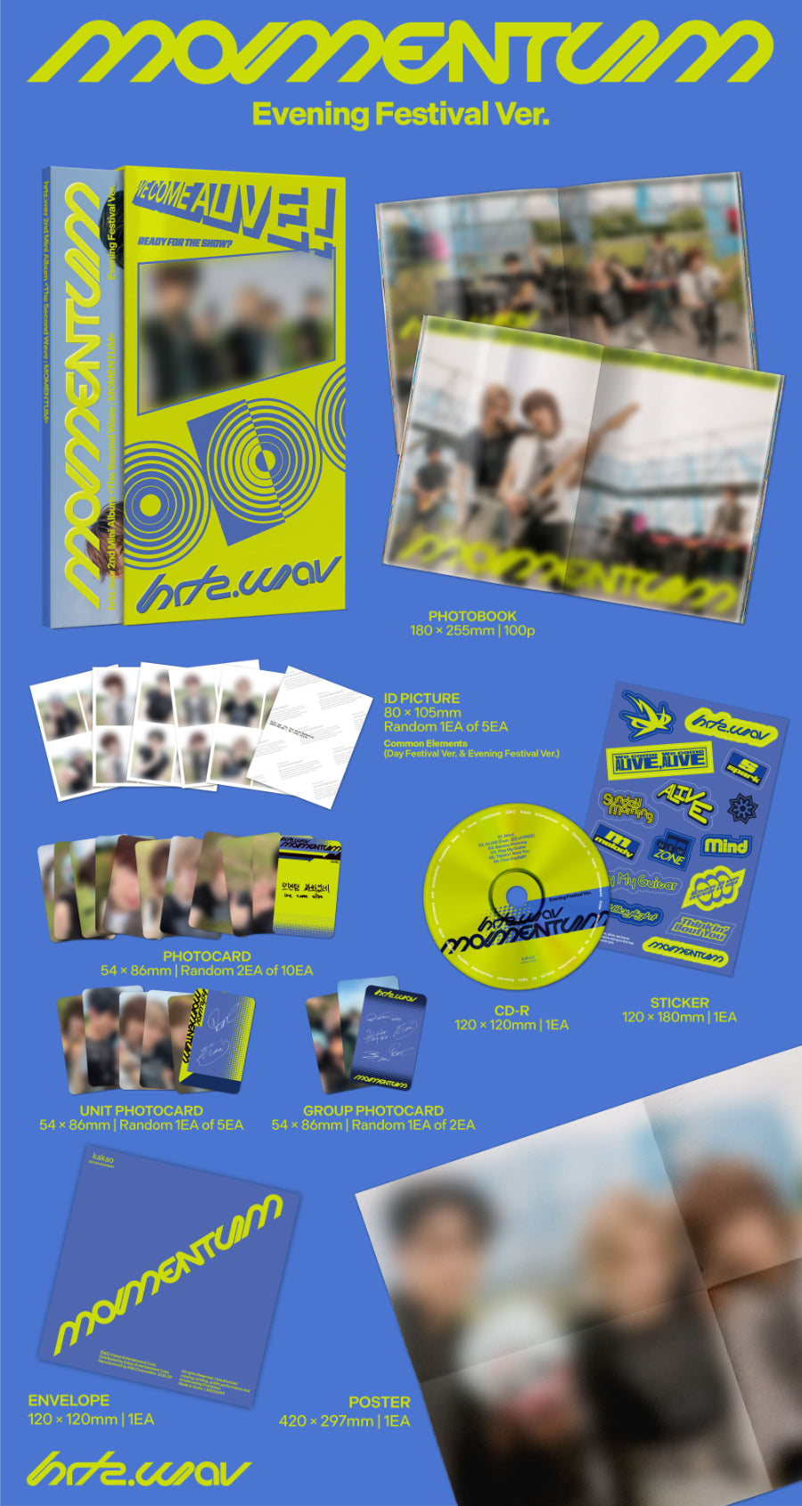 *PRE-ORDER* HRTZ.WAV - The Second Wave: Momentum (2nd Mini Album) [Evening Festival Ver.]