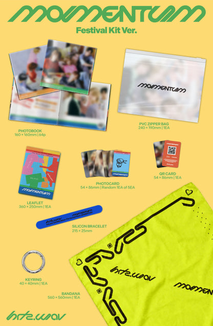 *PRE-ORDER* HRTZ.WAV - The Second Wave: Momentum (2nd Mini Album) Festival Kit Ver.]