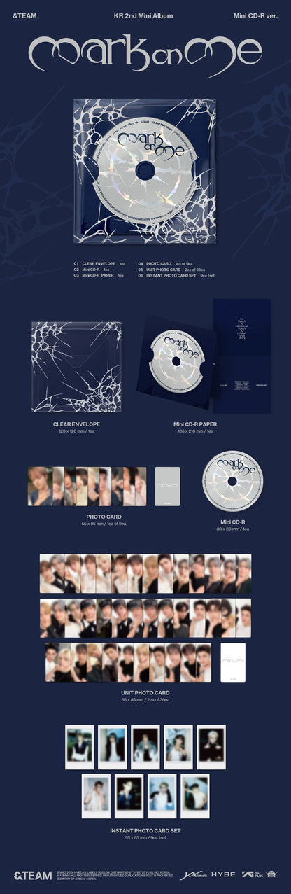 &TEAM - Mark on Me (2nd Korean Mini Album) [Mini CD-R Ver.]